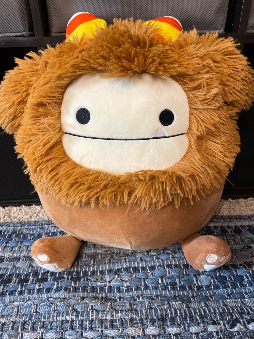 Squishmallows Benny the Bigfoot with Candycorn Headband